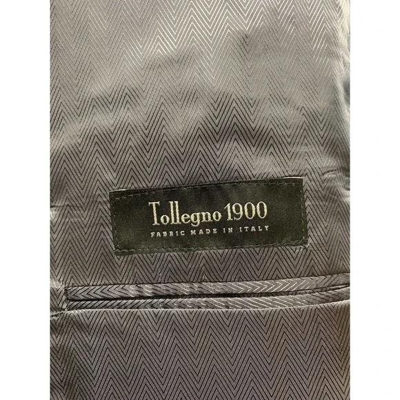 42L Joseph‎ Abboud Tollegro 1900 Sharkskin Blazer - Picture 11 of 12